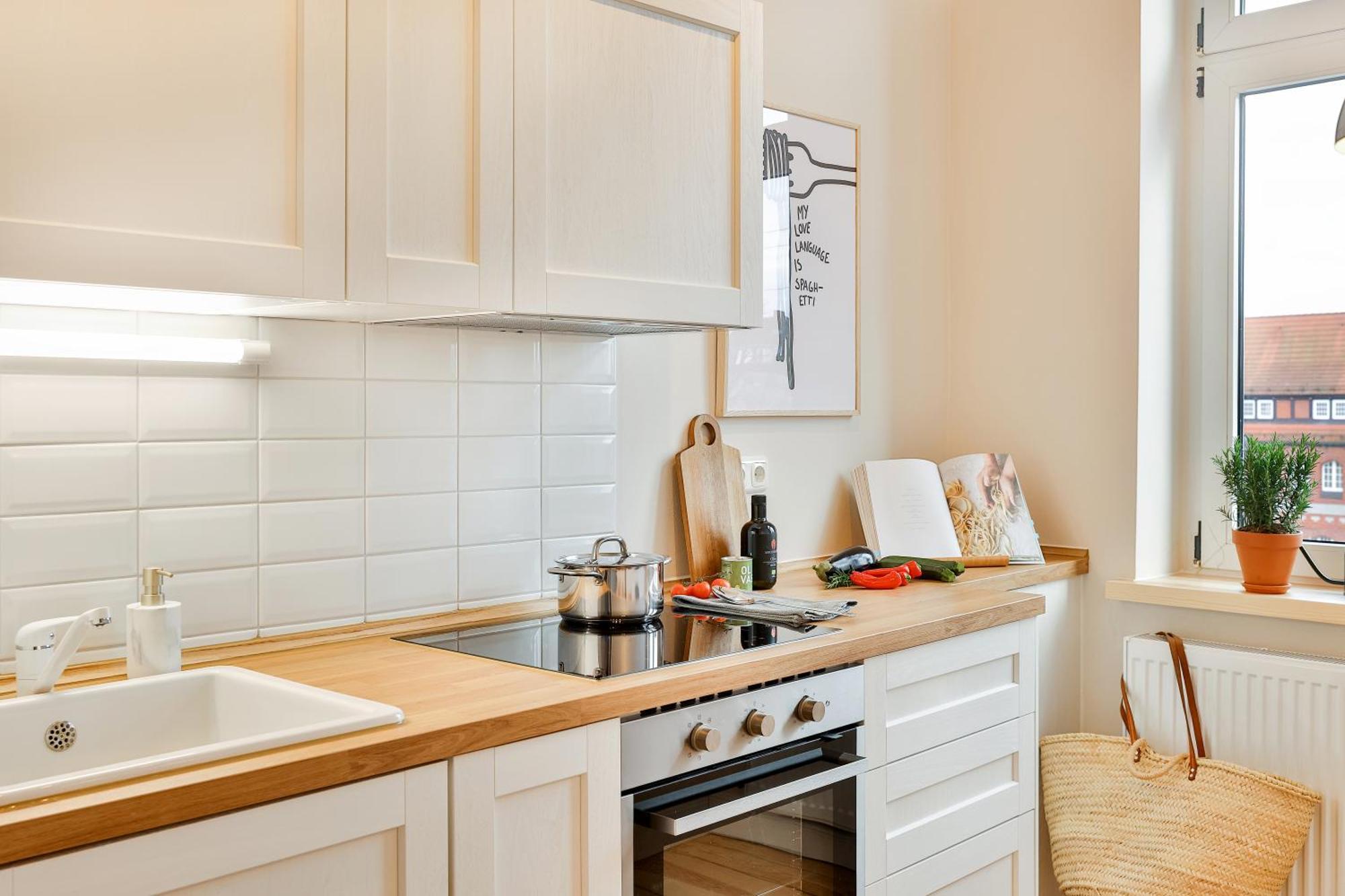 Apartments Am Bahnhof 施特拉尔松德 客房 照片